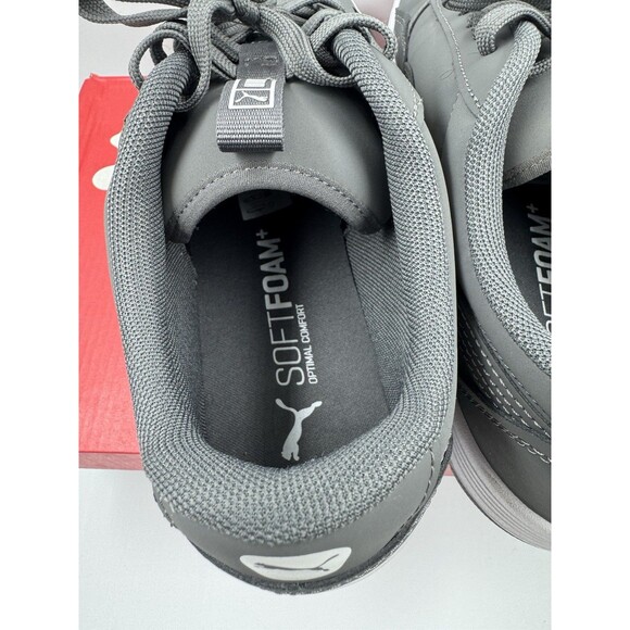 PUMA Men's Size 12 Skate Sneakers Lace-up Court Shoes, Gray - Picture 9 of 16